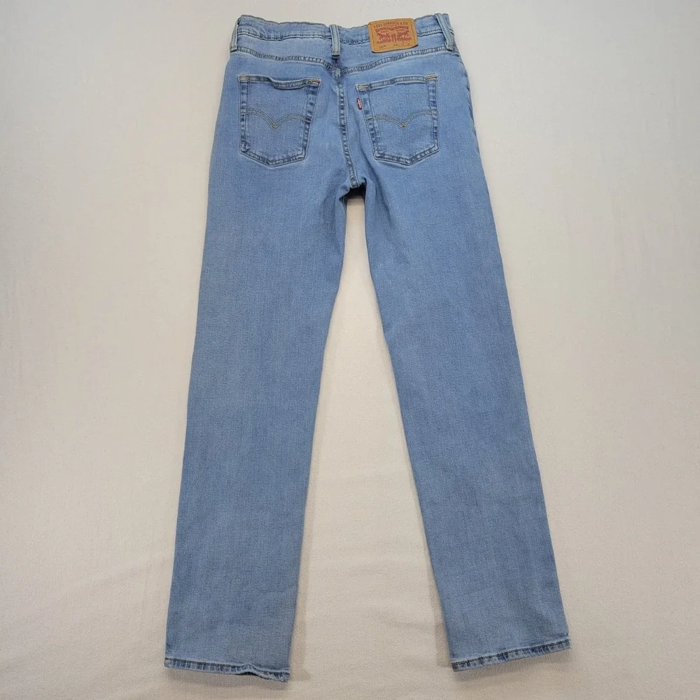 Levi's 501 Jeans Kids 14 Reg 27x29 Blue Straight Leg Button Fly Denim